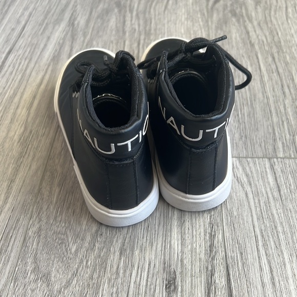Nautical Black High Top Sneakers Size 11 - Picture 4 of 7